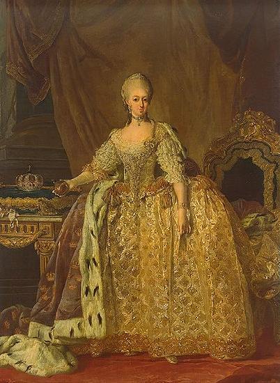 Lorens Pasch the Younger Sophia Magdalene of Brandenburg Kulmbach oil painting image
